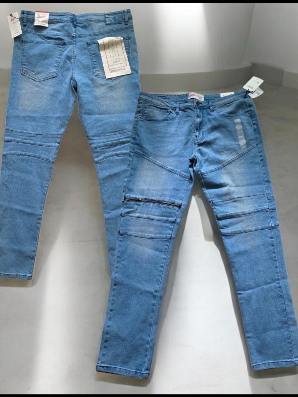 NWT BROOKLYN CLOTH MFG (38) Super Skinny Fit Stretch Tapered Leg